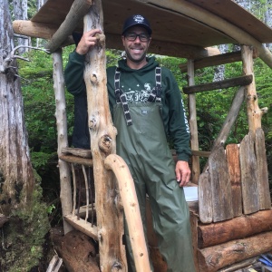Outhouse driftwood
