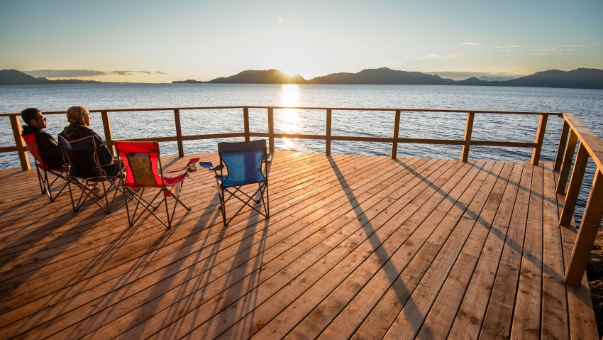 whale watching deck
