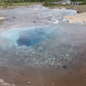 One of the thermal vents at Geysir