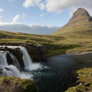The Kirkjufellsfoss Falls