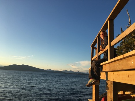 Woman on deck