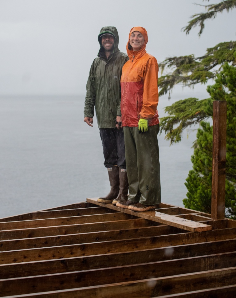 Standing in the rain
